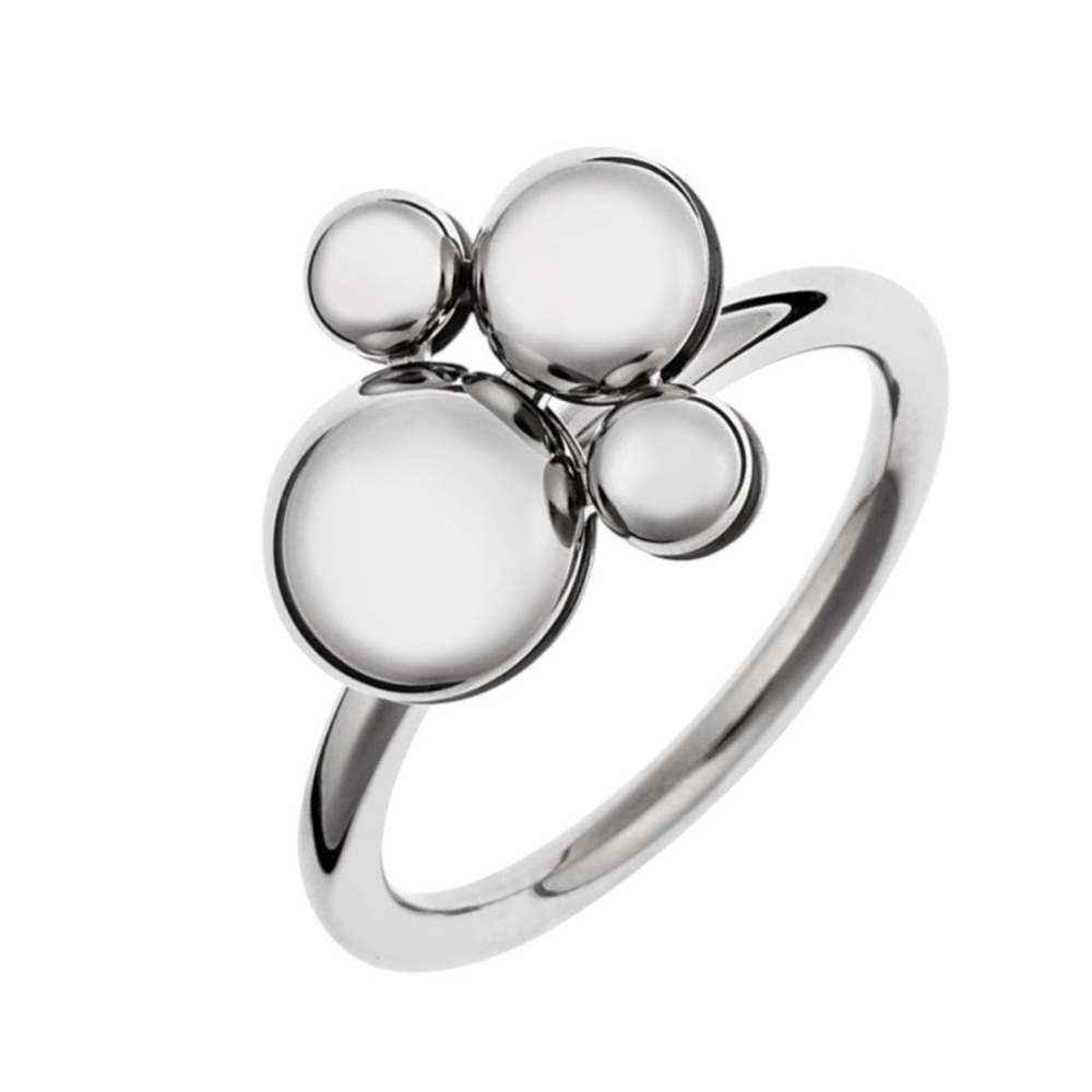 Calvin Klein Silver Cluster Ring